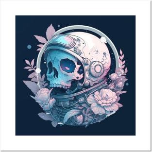 Skull Astronaut Posters and Art